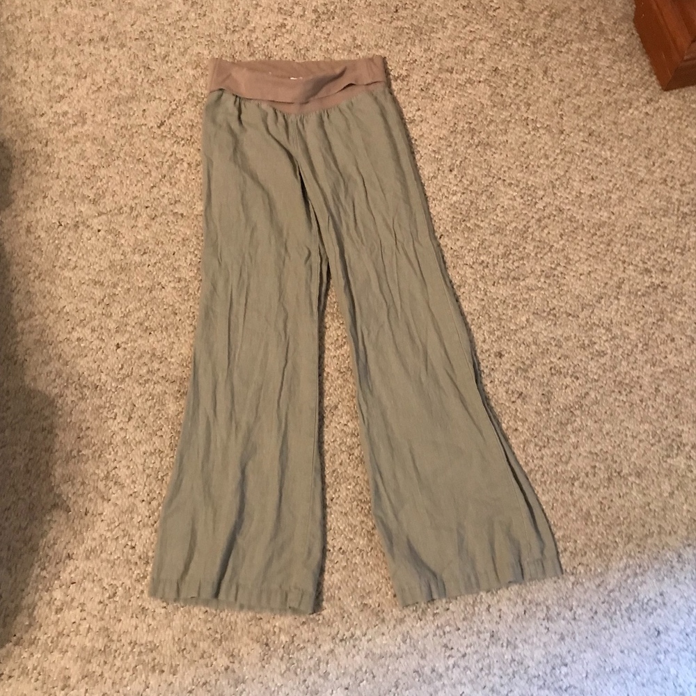 Gray Linen Pants